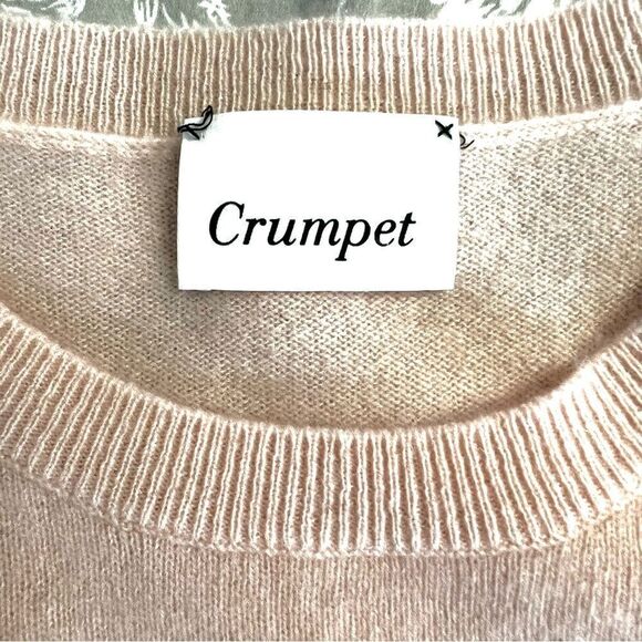 Crumpet 100% Cashmere Long Sleeve Crew Neck Sweater - Picture 7 of 8